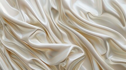 Obraz premium Elegant soft cloth flowing background, 3D render, perfect for luxury product mockup