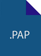 PAP File icon fill crisp corners  v1