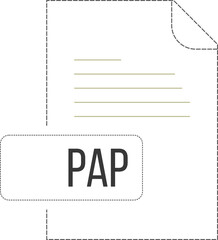 PAP icon black dashed outline v1