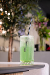 summer lemonade on the table