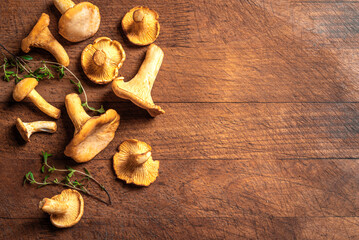 Chanterelle mushrooms