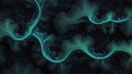 black algae bloom abstract background art design