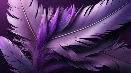 Obraz premium purple feather texture abstract background art design