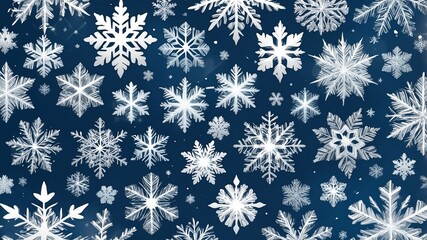 white snowflakes pattern abstract background art design