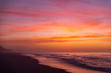 Fototapeta premium Twilight Colors at Beach