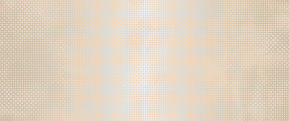 Minimalistic background with craft paper texture and small noise and dots. Light color old paper texture. Grunge vector illustration. Beige dotted simple background for design.
