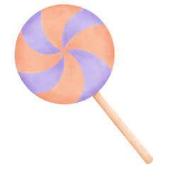 Halloween lollipop candy