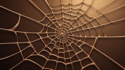Obraz premium brown spiderweb design abstract background art design