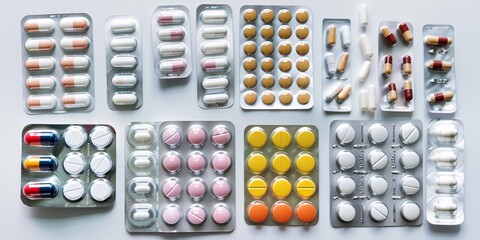 different types of pharmaceutical drugs and packaging