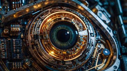 Obraz premium Robotic eyes