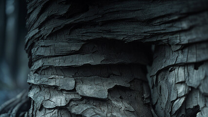 a close up of a tree trunk