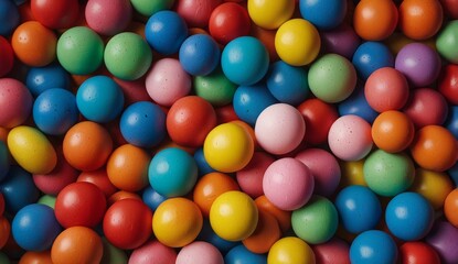 Obraz premium Colorful Assortment of Decorative Balls