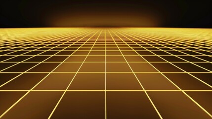 Grid thin white lines with a dark yellow background.