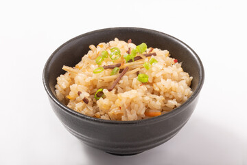 イカとごぼうの炊き込みご飯
