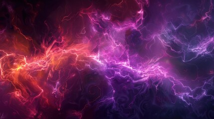 Obraz premium Fusion of Abstract Electric Currents in Techno Vibes with Bright Digital Colors