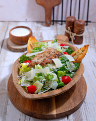 selection of arab salad mixed 