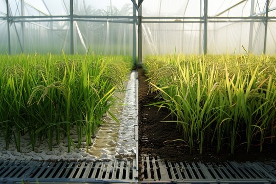 Growth Patterns in Rice: Visualizing Temperature and Water Impacts