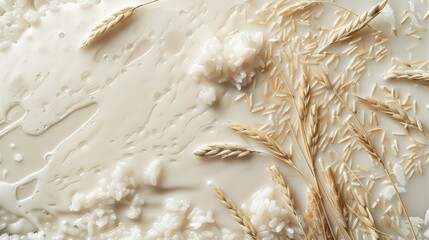 rice milk background