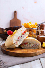 Sliced focaccia sandwich, Grill Veg Sandwich, 