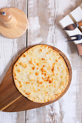 Baked Fatayer and pastry, Styled and Garnished on a Plate
