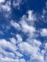 blue sky with clouds