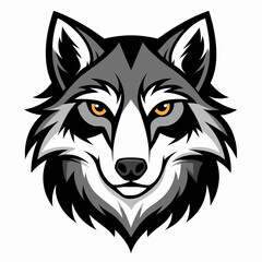 Wolf  Silhouette Vector Illustration

