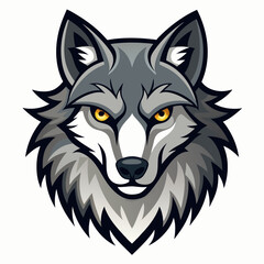 Wolf  Silhouette Vector Illustration
