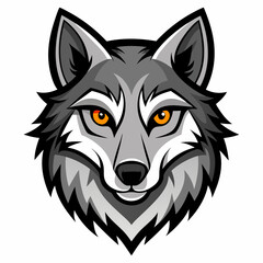 Wolf  Silhouette Vector Illustration
