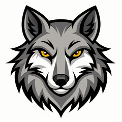 Wolf  Silhouette Vector Illustration
