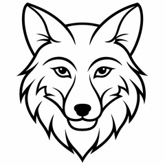 Wolf  Silhouette Vector Illustration
