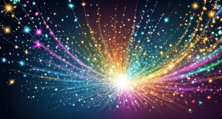 Fototapeta premium holiday sparkle abstract background design illustration backdrop