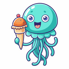 jelly fish Vector illustration