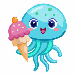 jelly fish Vector illustration