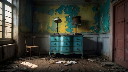 old abandoned factory