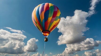 Obraz premium hot air balloon in flight