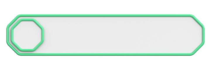 Obraz premium Profile tab. Social media profile. 3D illustration.