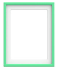 Fototapeta premium Picture frame. Portrait frame. 3D illustration.