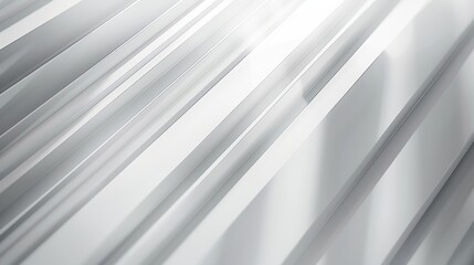 Obraz premium Abstract white lines pattern with geometric shapes.