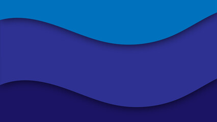 Abstract paper cut shape wave background