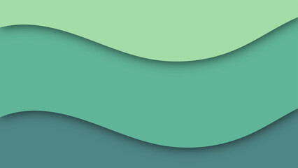 Abstract paper cut shape wave background