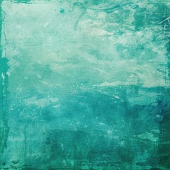 Naklejka premium Beachy Abstract Blue Green Vintage Background with Texture Grunge Design