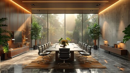 Professional Office Conference Room  Business Meeting