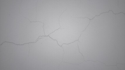 Small cracks on the white wall