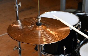Cymbals and Drumstick