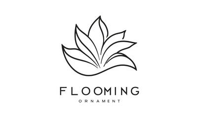 vector illustration of an abstract green leaf