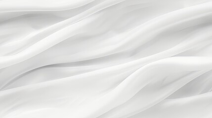 Smooth white silk cascades softly, creating gentle waves and reflections in a sophisticated atmosphere SEAMLESS PATTERN
