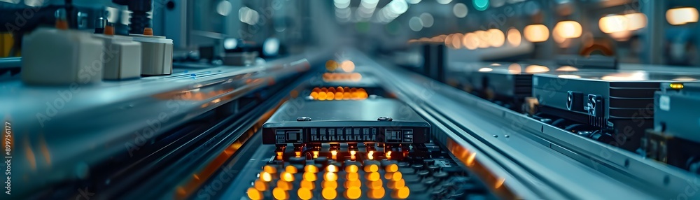 Poster automated high speed production line for consumer electronics with precision and efficiency