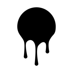 Drop paint icon template