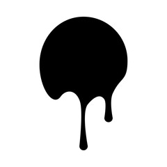 Drop paint icon template