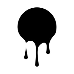 Drop paint icon template